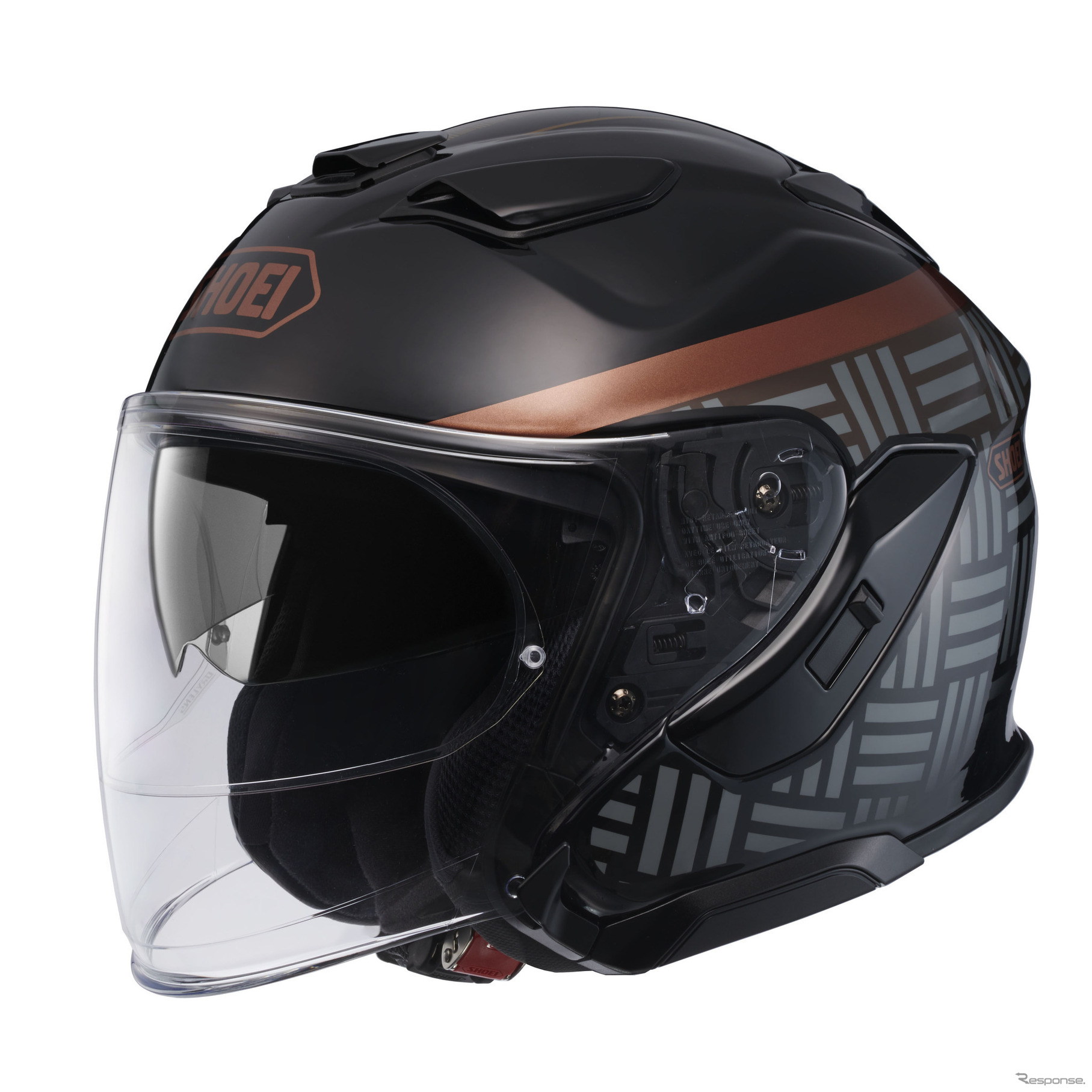 SHOEI Jクルーズ3 アコニック　ゴールド/ブラック「三崩し（さんくずし）」