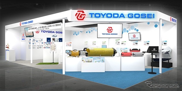 豊田合成の「人とくるまのテクノロジー展 2025」ブースイメージ