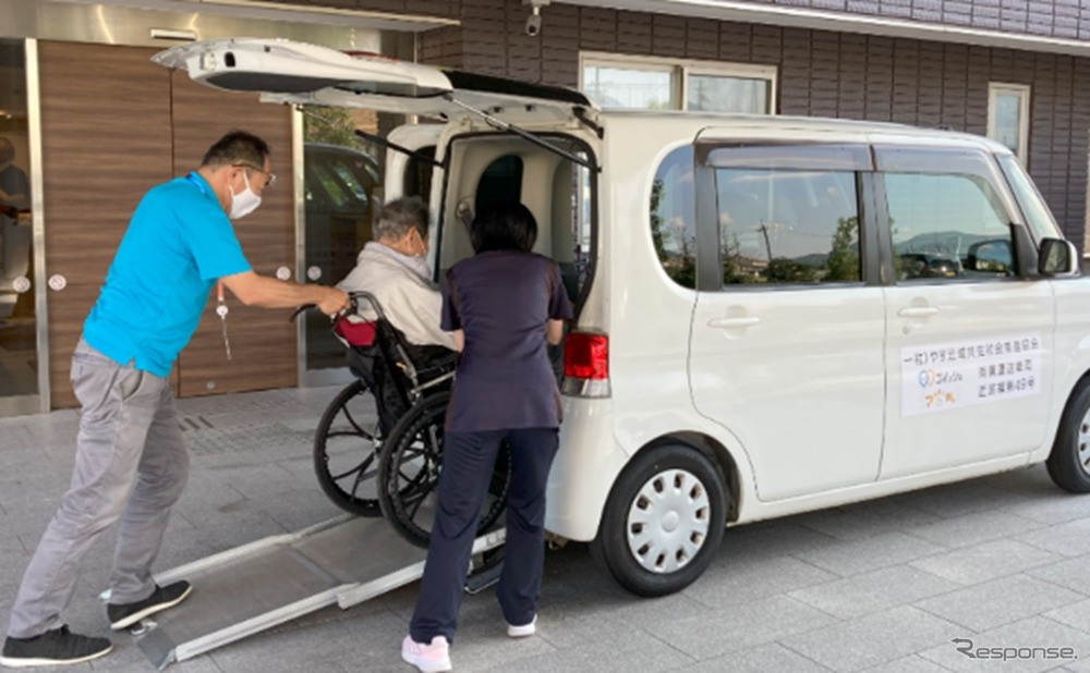ダイハツの福祉介護・共同送迎サービス「ゴイッショ」イメージ