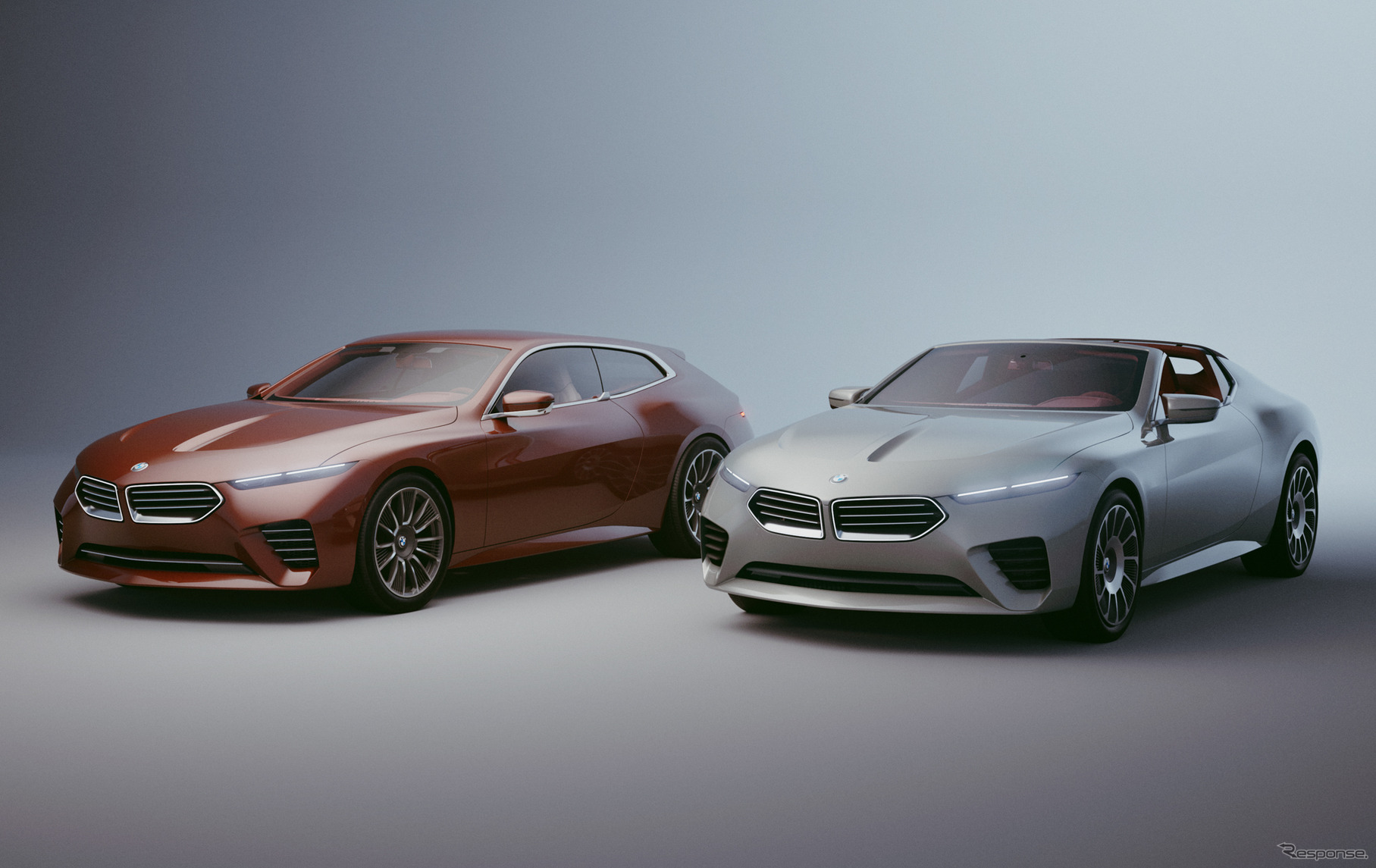BMW コンセプト・スピードトップ（左）とコンセプト・スカイトップ（右）