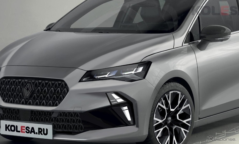 ルノー ルーテシア 次期型の予想CG