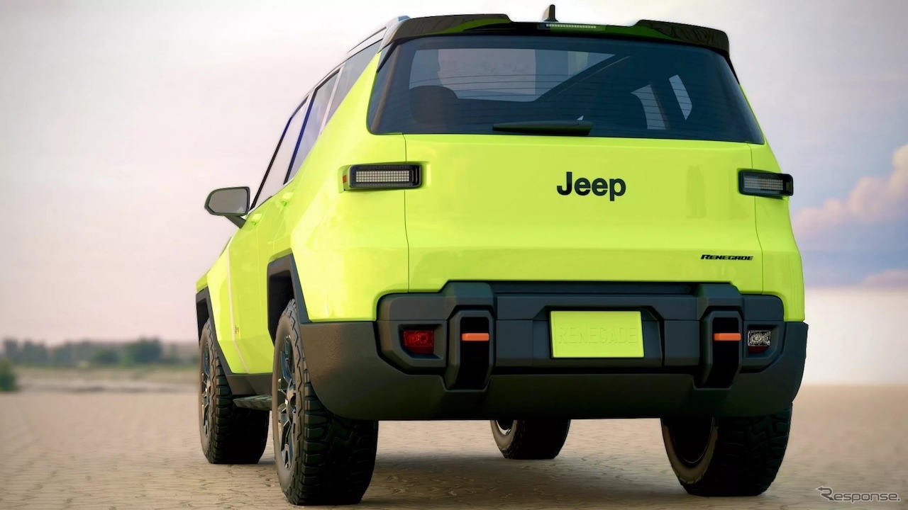 ジープ レネゲード 次期型の予想CG
