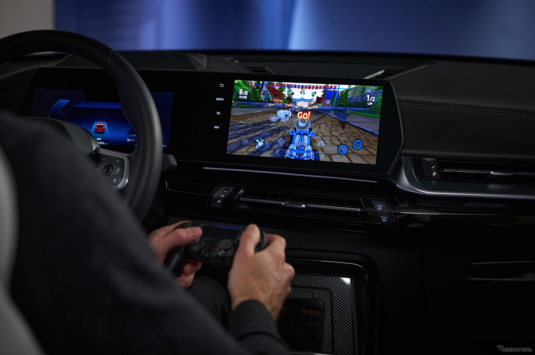 BMWの「OS9」搭載車では車内でゲームもできる