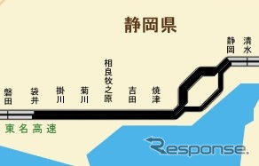 静岡沖地震…東名高速が通行止め、復旧のめど立たず