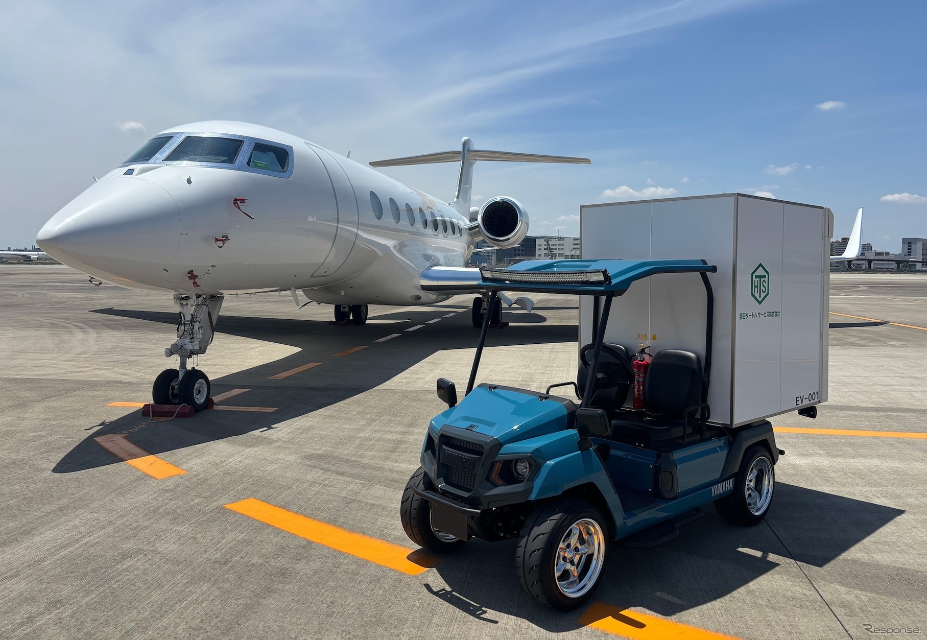 ヤマハ発動機が羽田空港で実証実験をおこなう低速電動車両「DIAPASON C310」