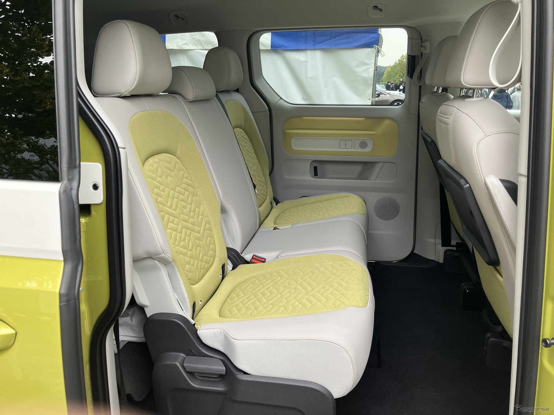 VW ID. Buzz 欧州仕様（写真は2024年、JAIAカーボンニュートラル促進イベント in 東京：行幸通り）