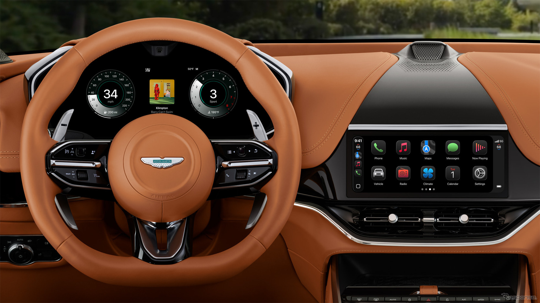 アストンマーティンに採用されている「CarPlay Ultra」