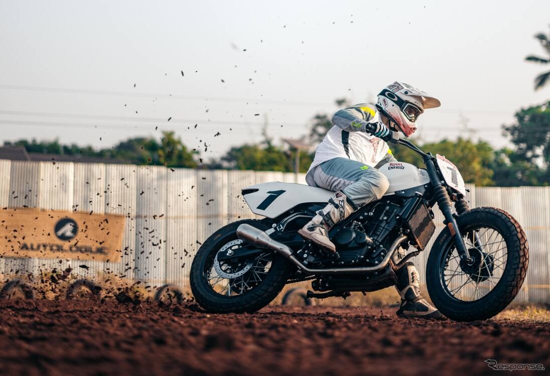 ロイヤルエンフィールドの新型フラットトラック専用バイク「FT450」