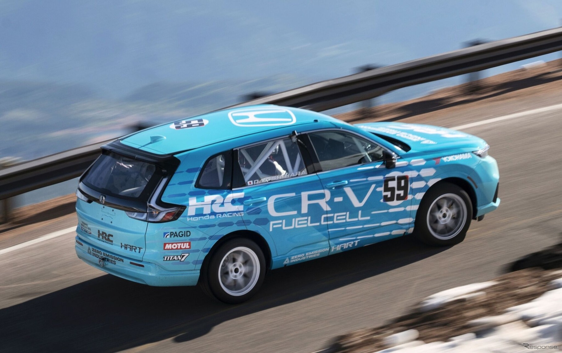 ホンダCR-V「e:FCEV」のパイクスピーク2025参戦車両