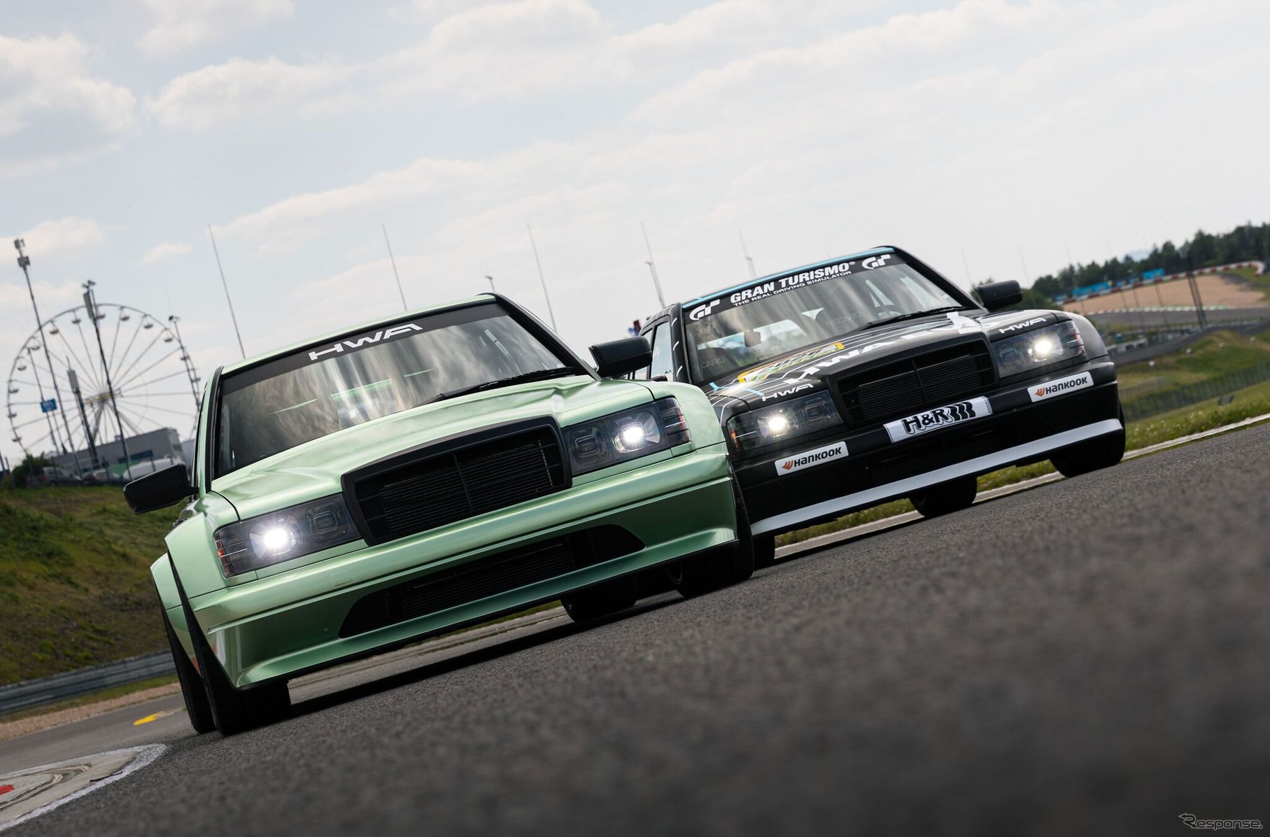 1990年代のメルセデスベンツ『190E 2.5-16エボリューション2』の復刻モデル「HWA EVO」