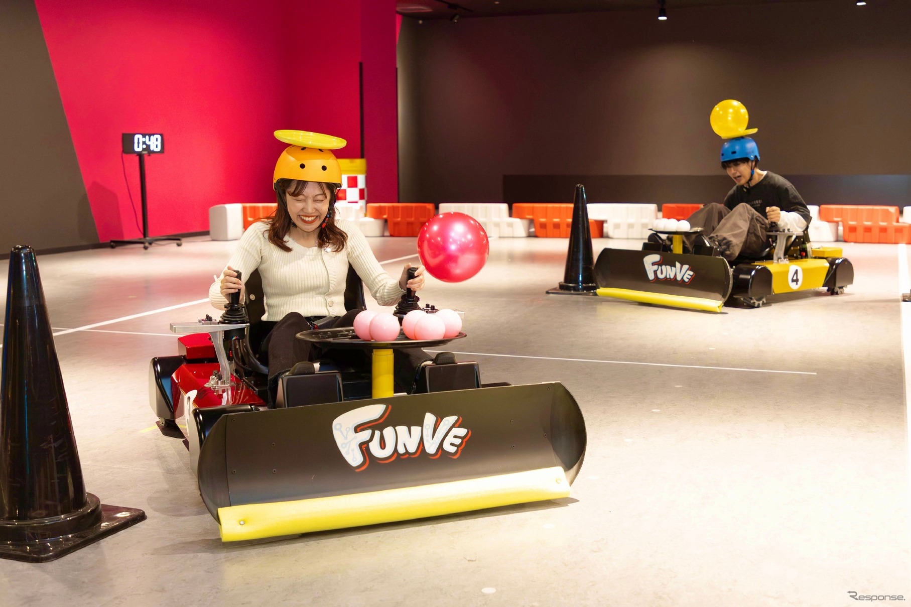 トヨタが開発したライド型アトラクション『FUNVE（ファンビー）』