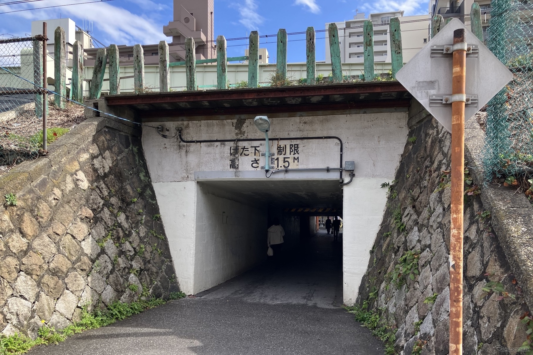 制限1.5m、亀戸駅東側