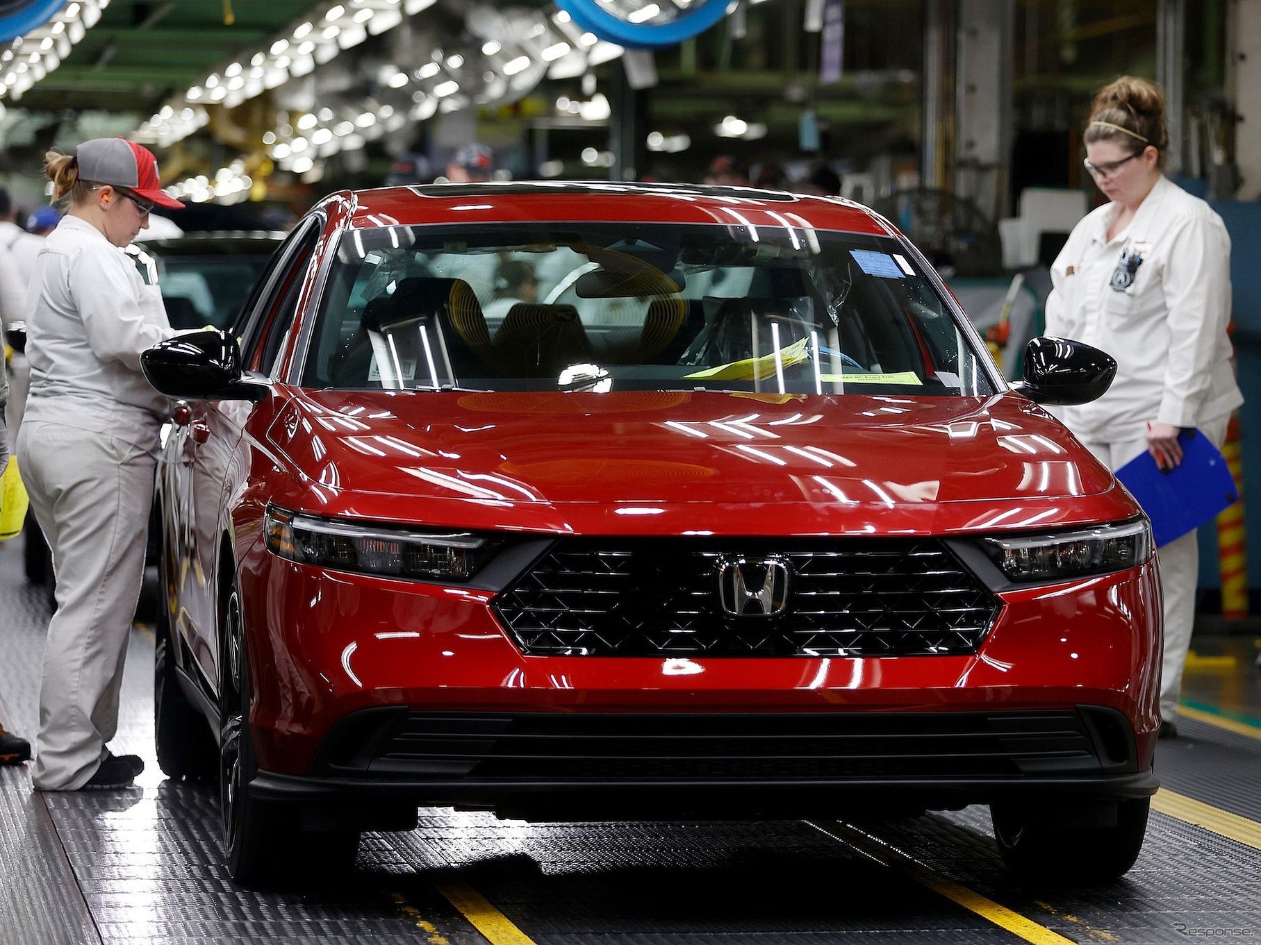 米オハイオ州メアリーズビル工場で生産されているホンダ アコード