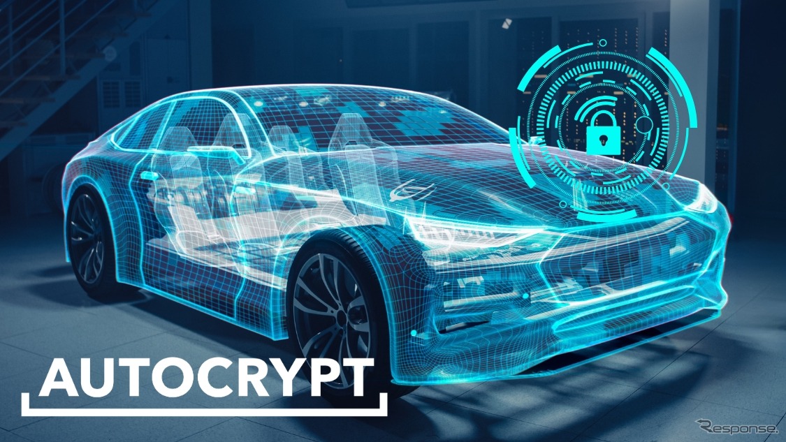 アウトクリプトの自動車サイバーセキュリティ（イメージ）