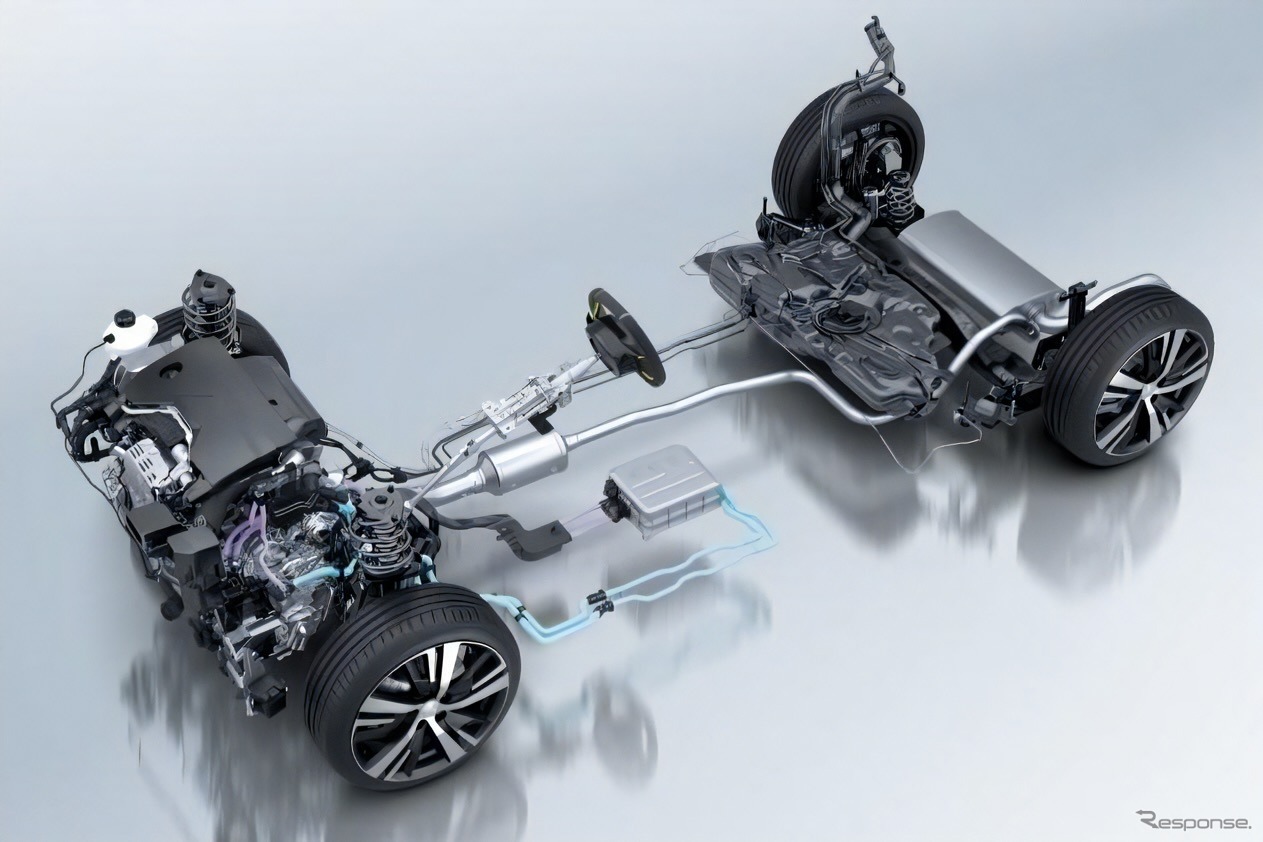 プジョー3008新型（ハイブリッド）