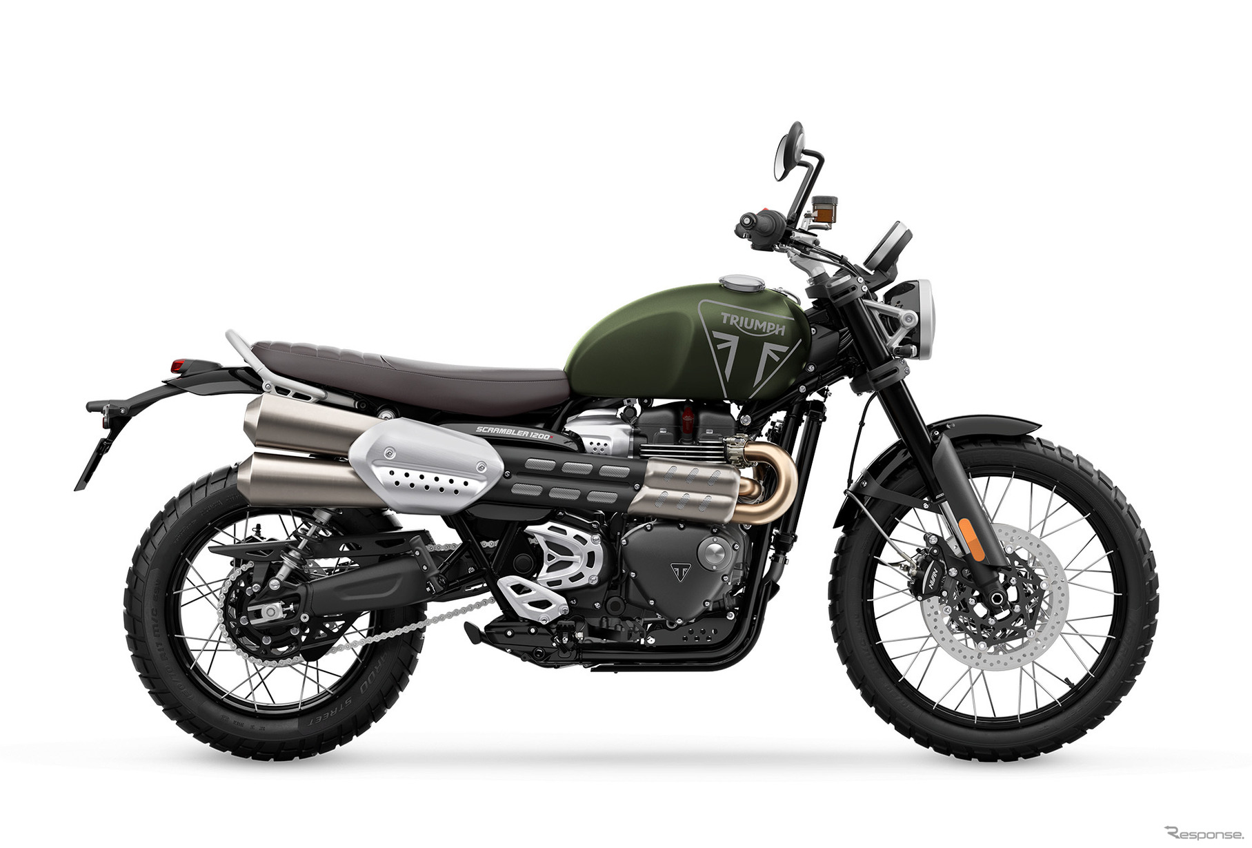 トライアンフ スクランブラー1200X マットカーキグリーン