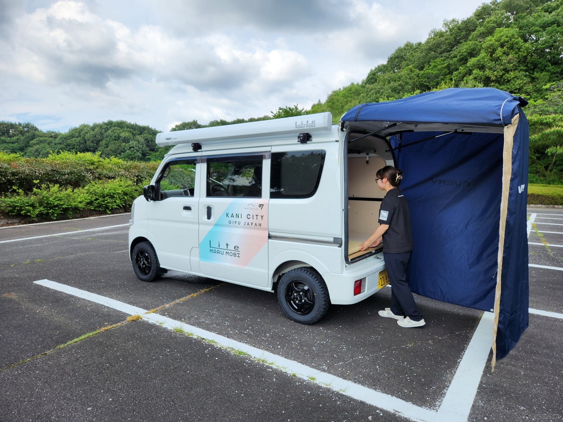 軽自動車（スズキ・エブリイ）をベースとした多機能車両「MARU MOBI Lite（マルモビライト）」