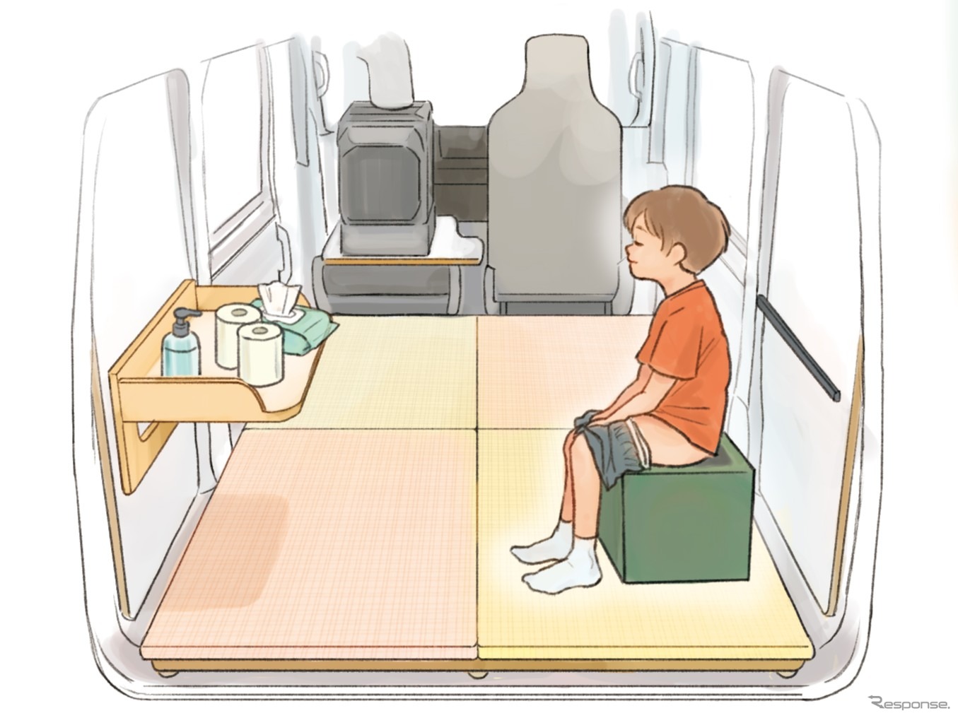 軽自動車（スズキ・エブリイ）をベースとした多機能車両「MARU MOBI Lite（マルモビライト）」
