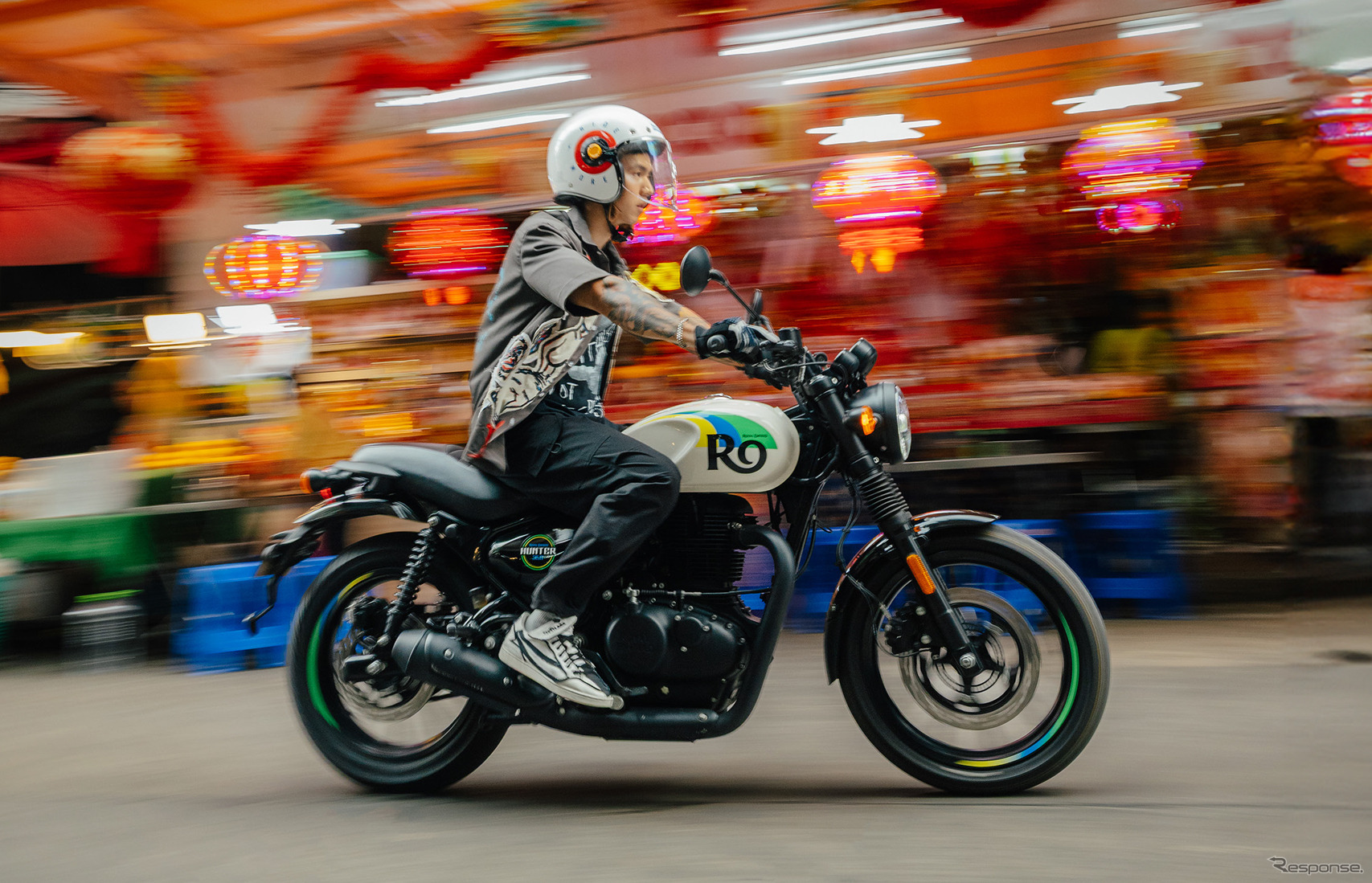 ロイヤルエンフィールド ハンター350 Rio White（リオ・ホワイト）