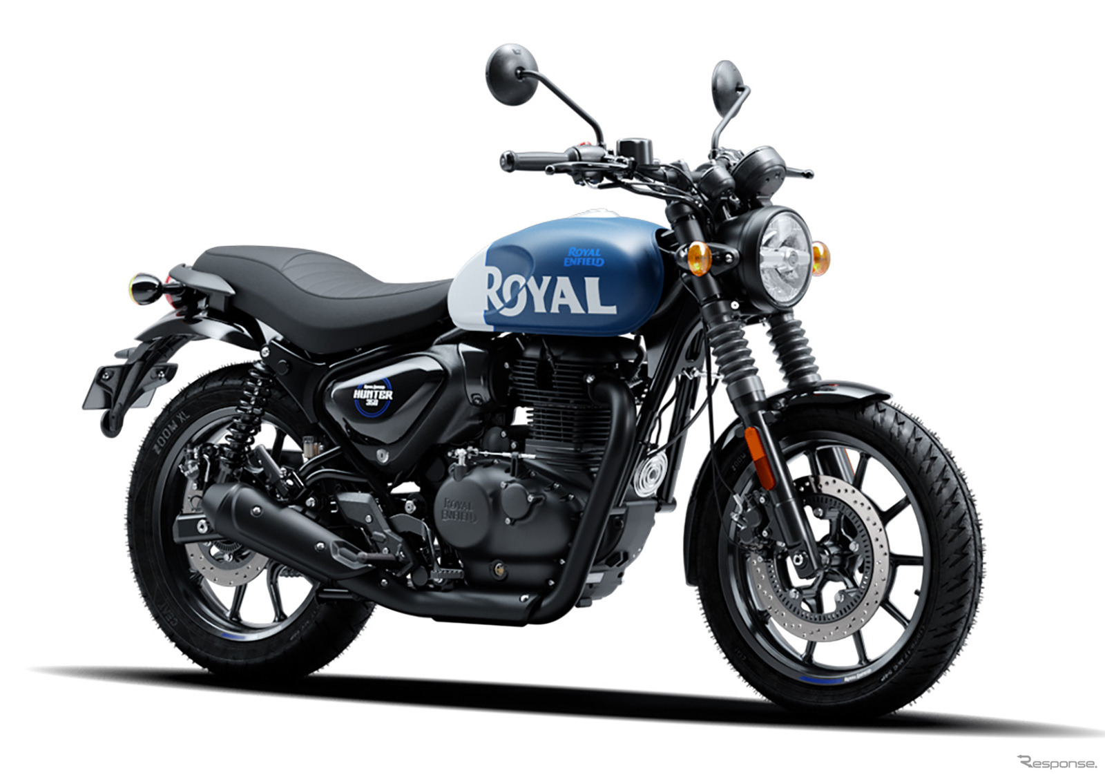 ロイヤルエンフィールド ハンター350 Rebel Blue（レベル・ブルー）