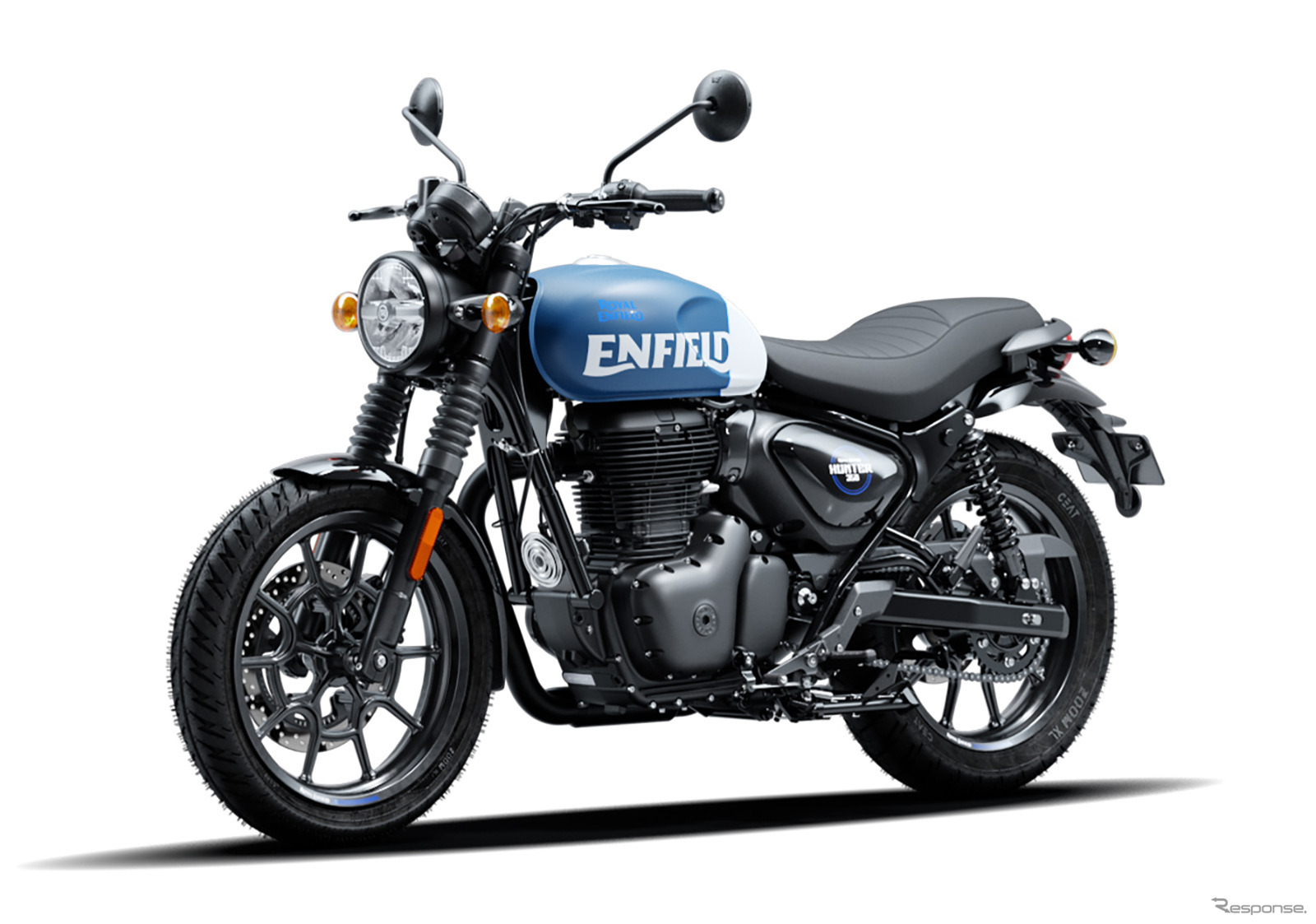 ロイヤルエンフィールド ハンター350 Rebel Blue（レベル・ブルー）