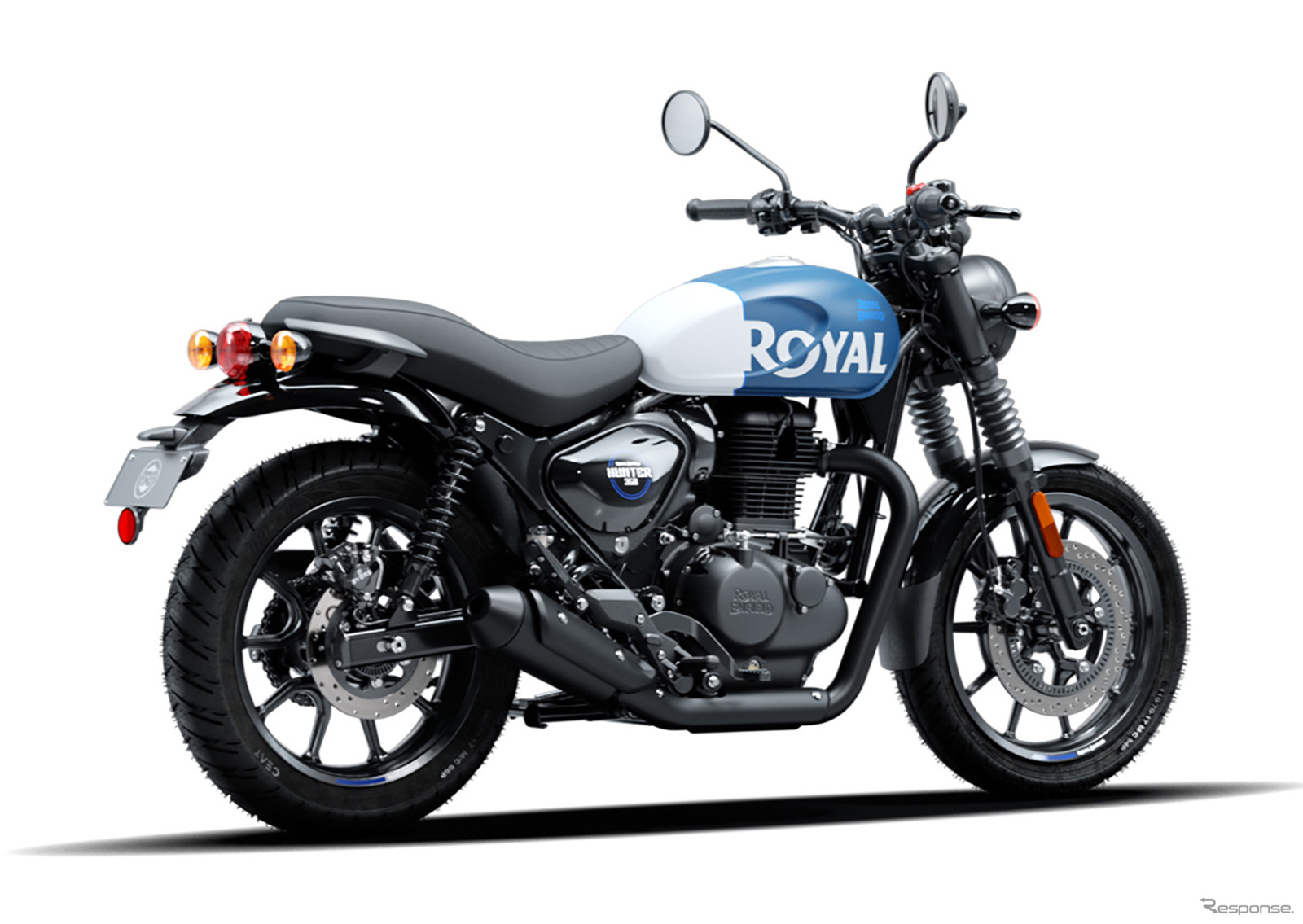 ロイヤルエンフィールド ハンター350 Rebel Blue（レベル・ブルー）