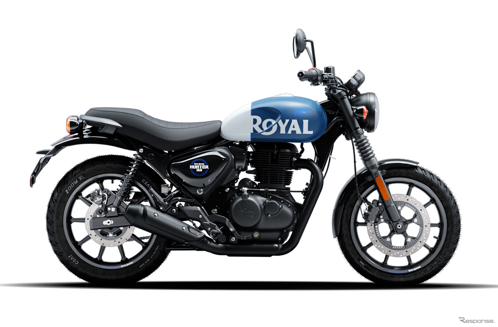 ロイヤルエンフィールド ハンター350 Rebel Blue（レベル・ブルー）
