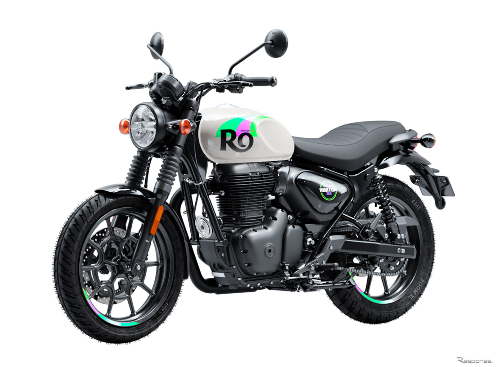 ロイヤルエンフィールド ハンター350 Rio White（リオ・ホワイト）