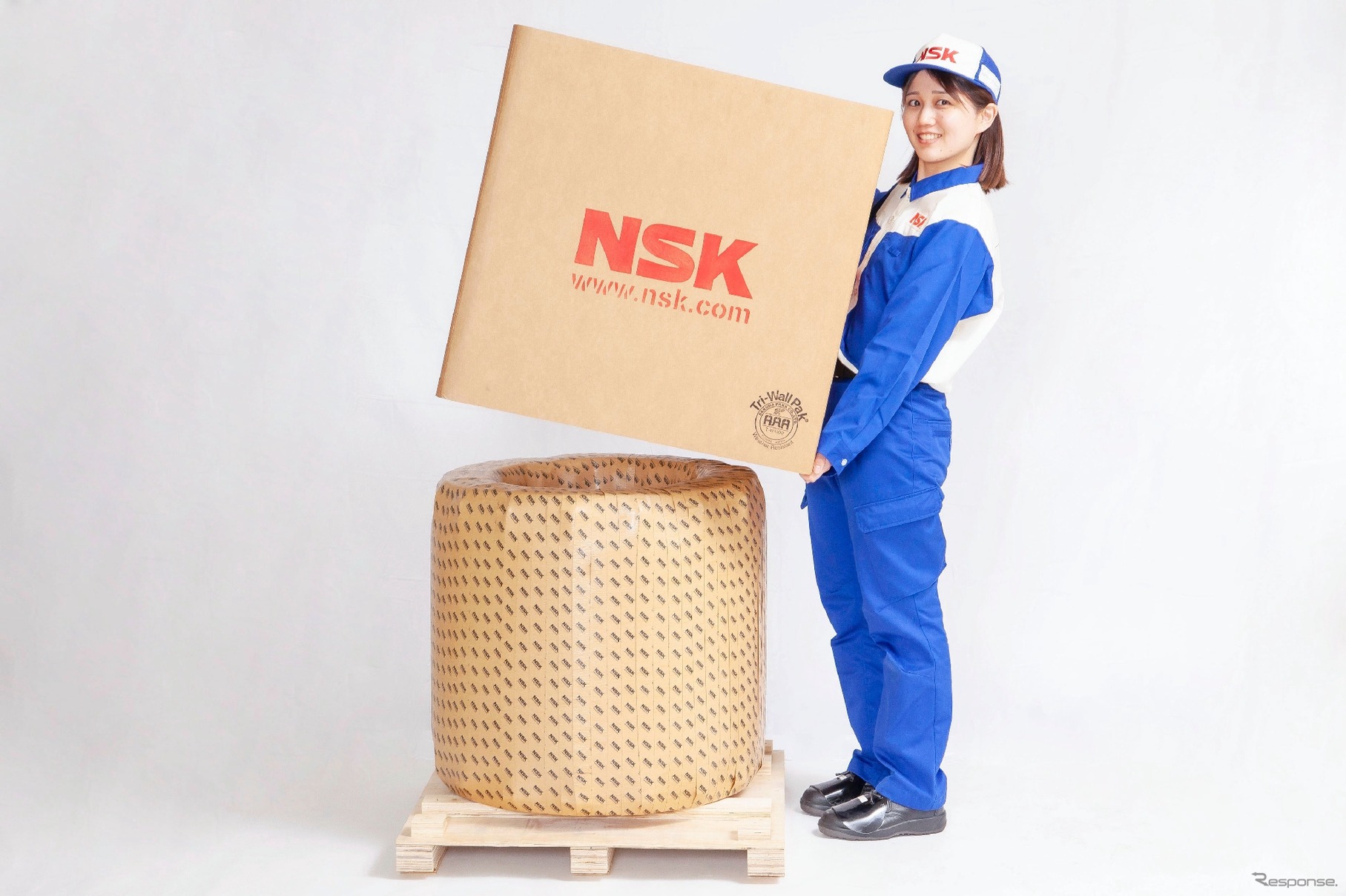 NSKの大型軸受用の新しい梱包箱