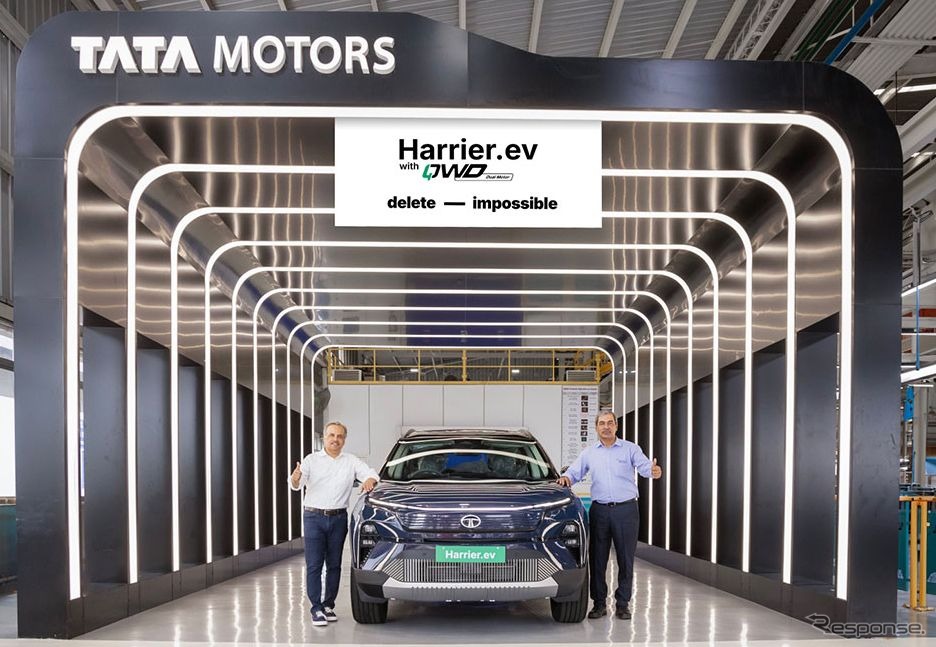 タタモーターズが『ハリアー.ev』生産開始