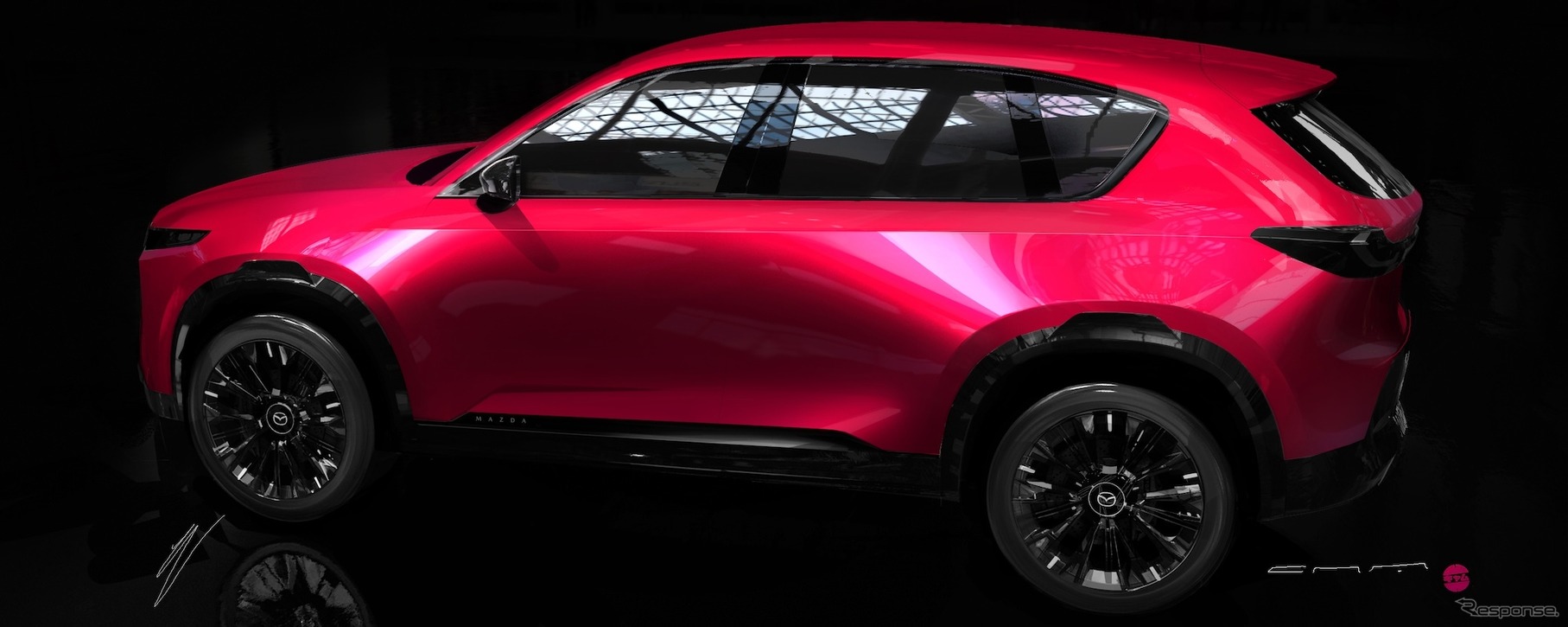 マツダ CX-5 新型のデザインスケッチ