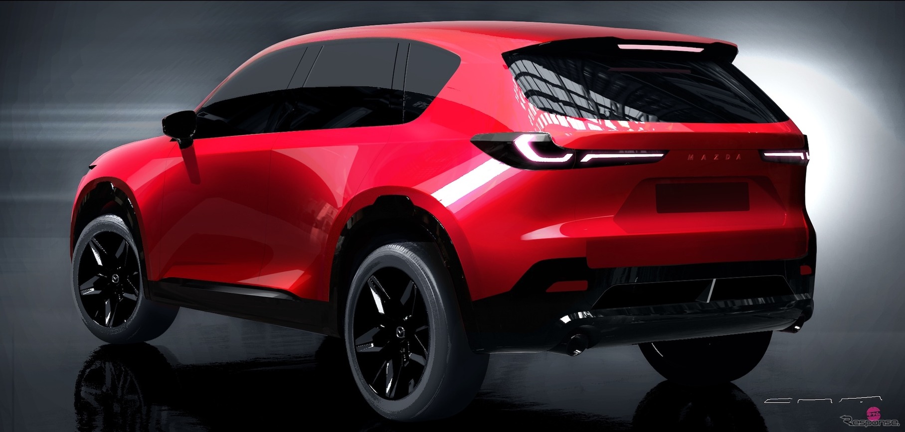 マツダ CX-5 新型のデザインスケッチ
