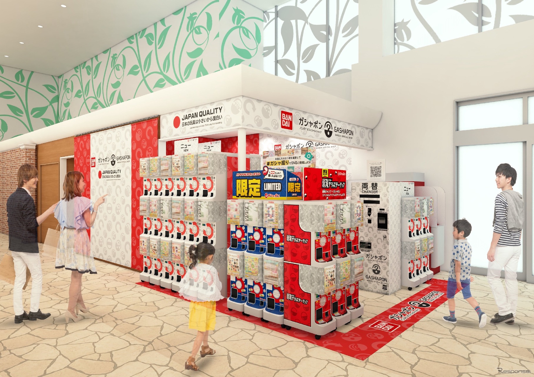 ガシャポンバンダイオフィシャルショップ（イメージ）