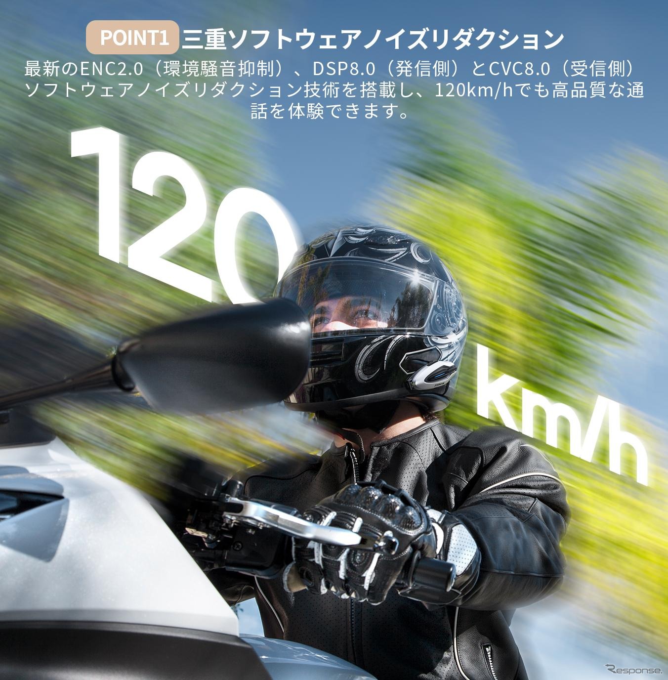 「1秒で着脱できる」JESIMAIKのバイク用インカム『H6』