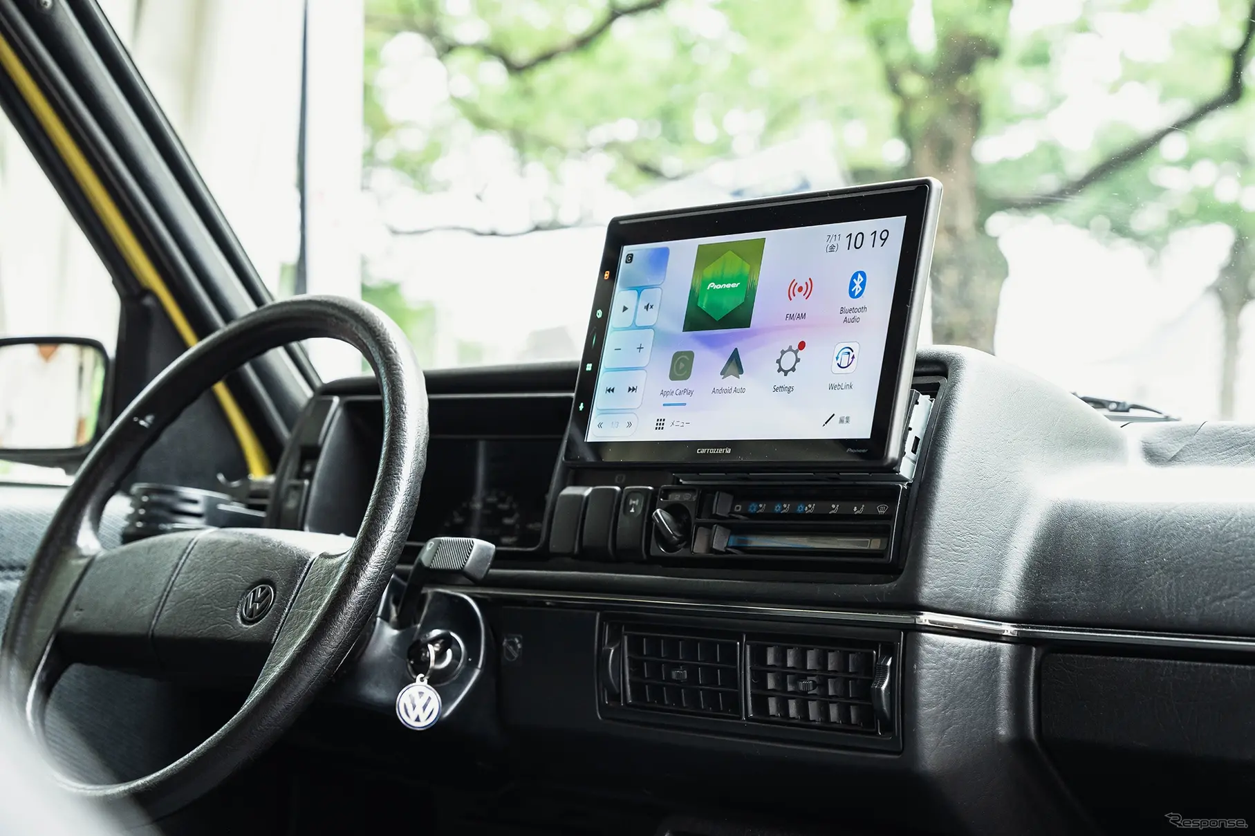 AppleCarPlay／Androidauto対応の10.1型ディスプレイオーディオcarrozzeria DMH-SF900