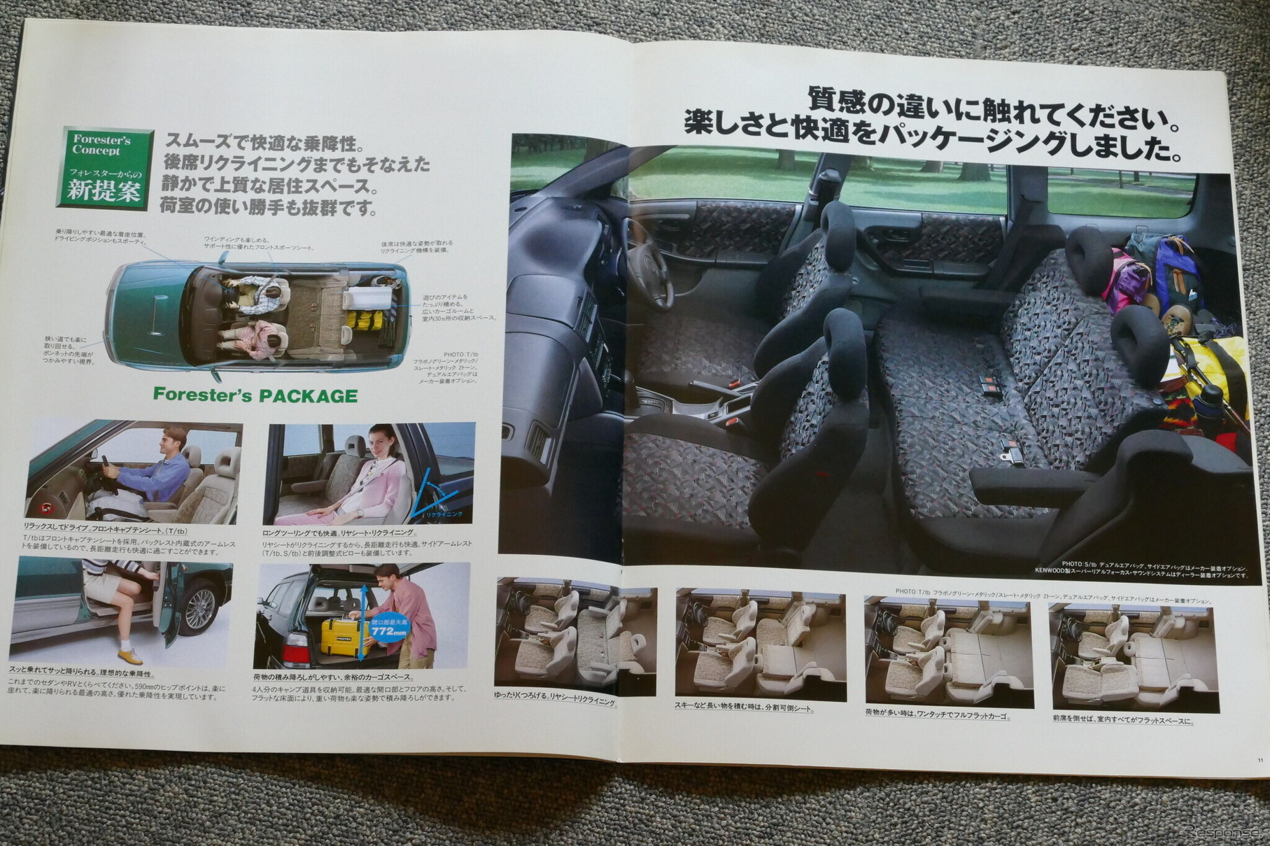 スバル・フォレスター（初代）当時のカタログ