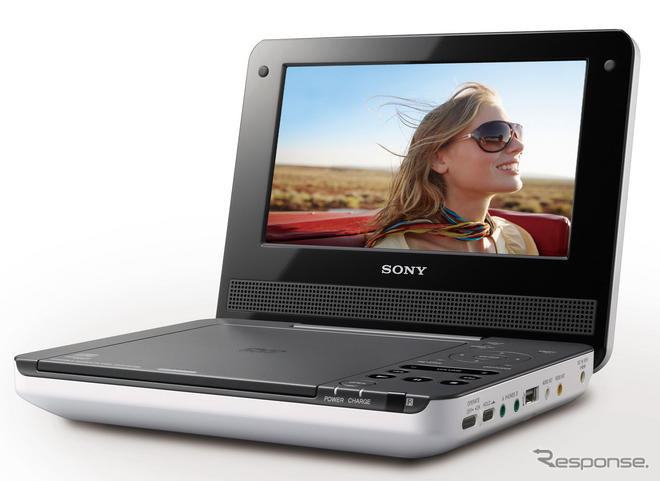 ソニー、7V型液晶ポータブルDVDプレーヤーを発売