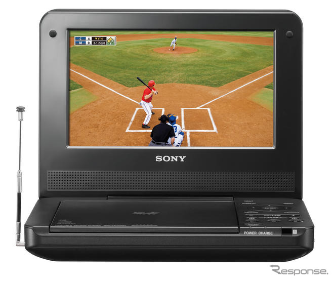 ソニー、7V型液晶ポータブルDVDプレーヤーを発売