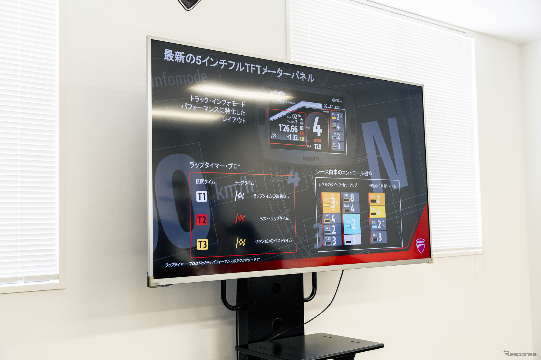 ドゥカティ 新型V2エンジン