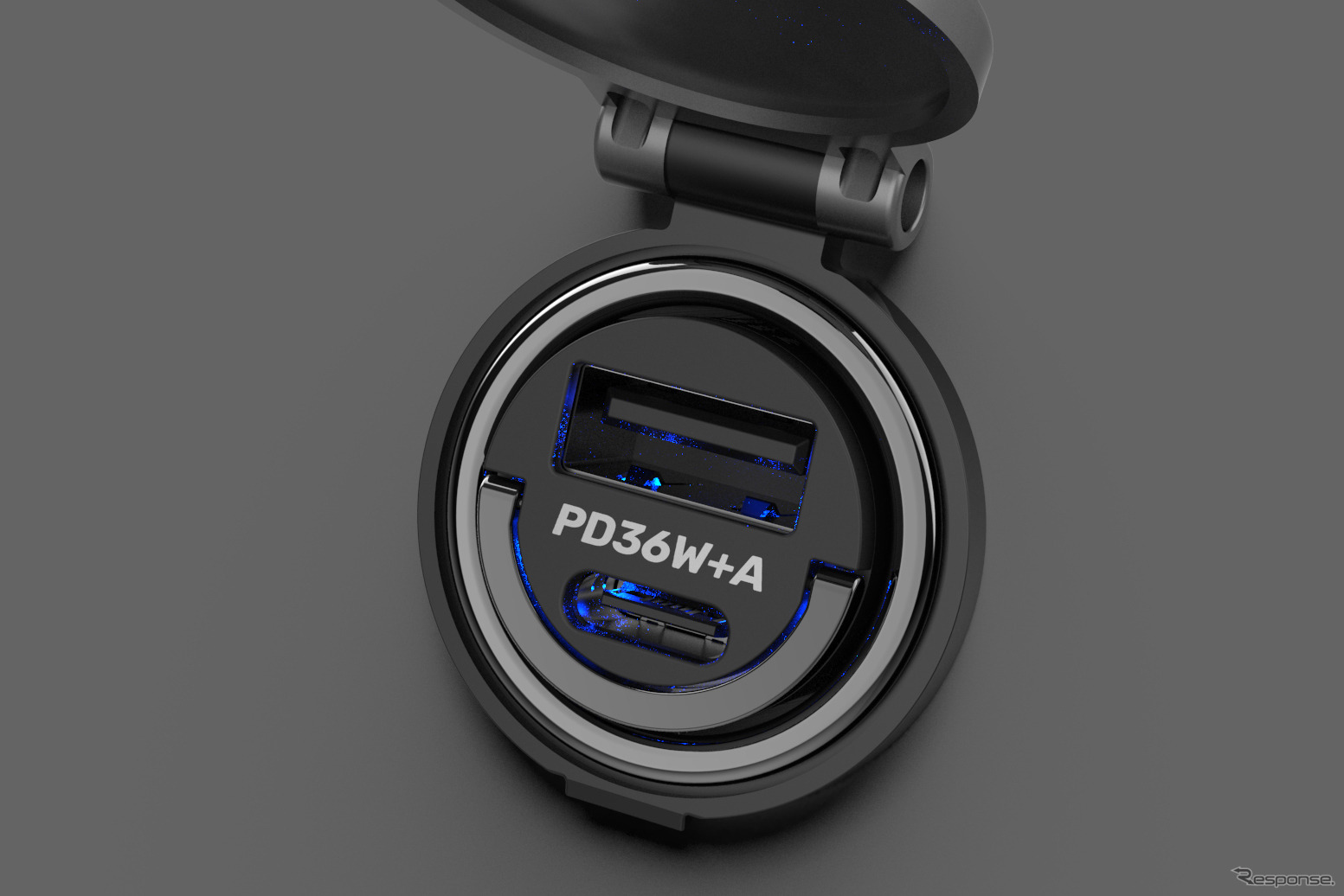 Kashimura・DC-PD36W USB 2ポート 自動判定 コンパクト（DC-071）