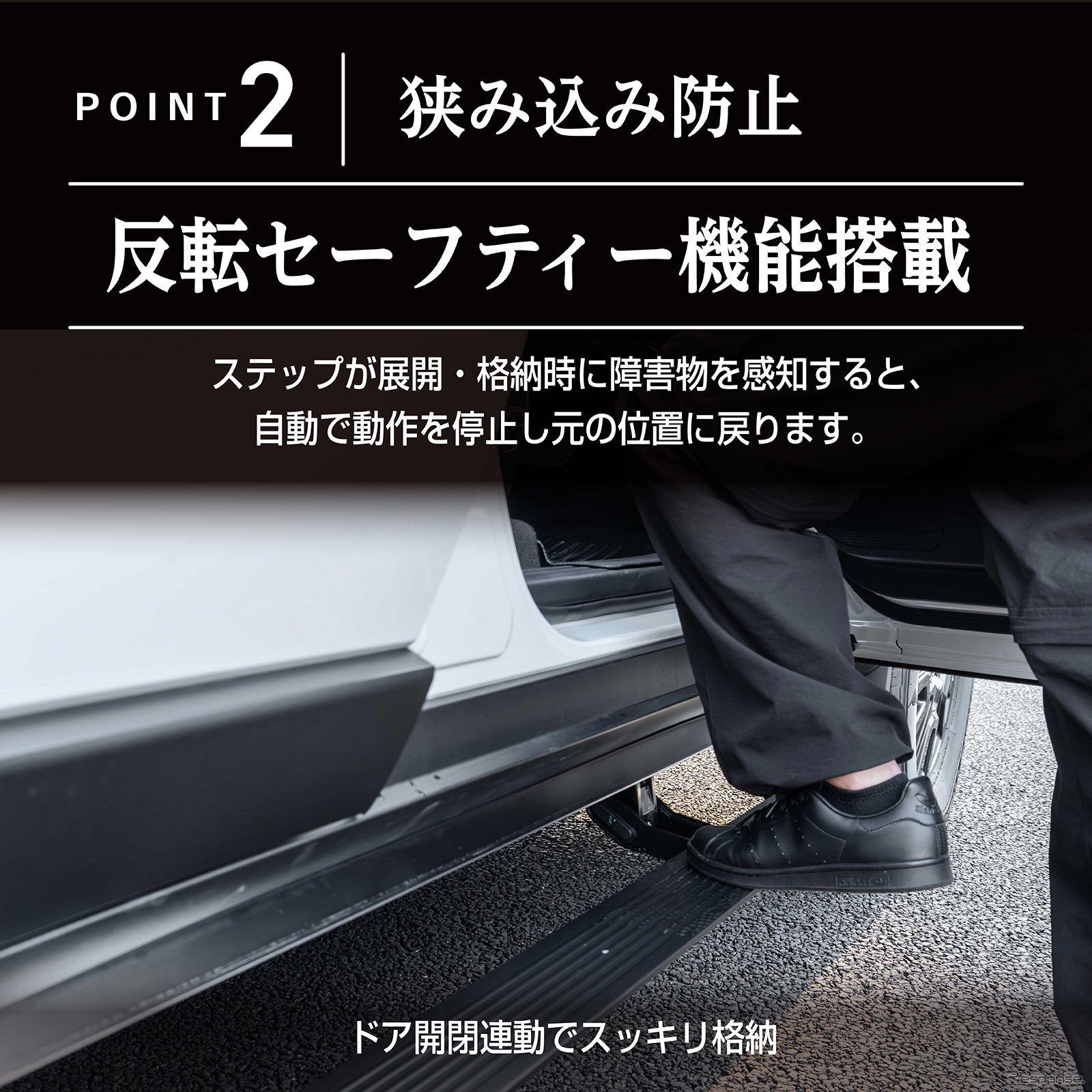 CRAFTWORKS『ランクル250』専用「電動サイドステップ」