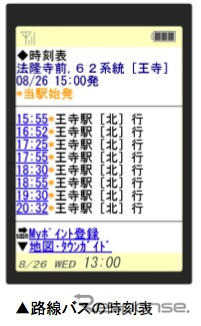 乗換案内NEXT、奈良交通の路線バスをサポート…観光地までの検索充実