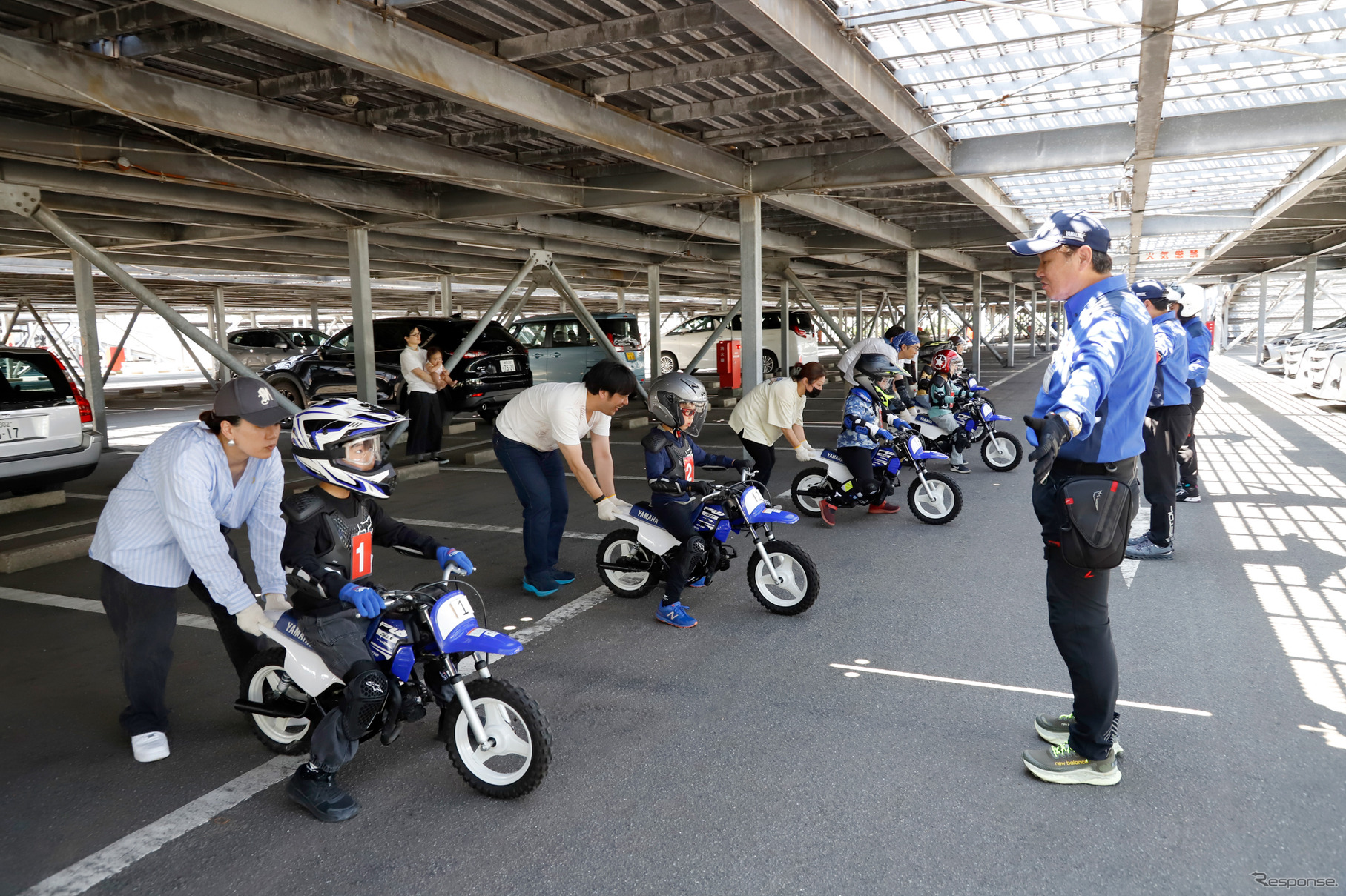 ヤマハ発動機の親子バイク教室