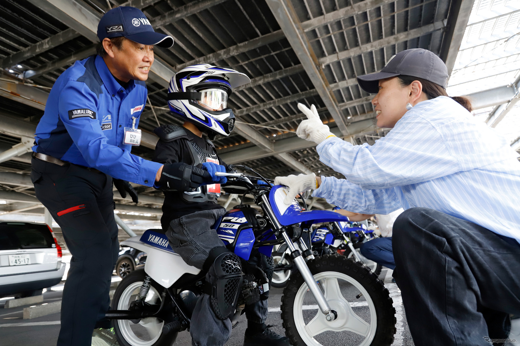 ヤマハ発動機の親子バイク教室