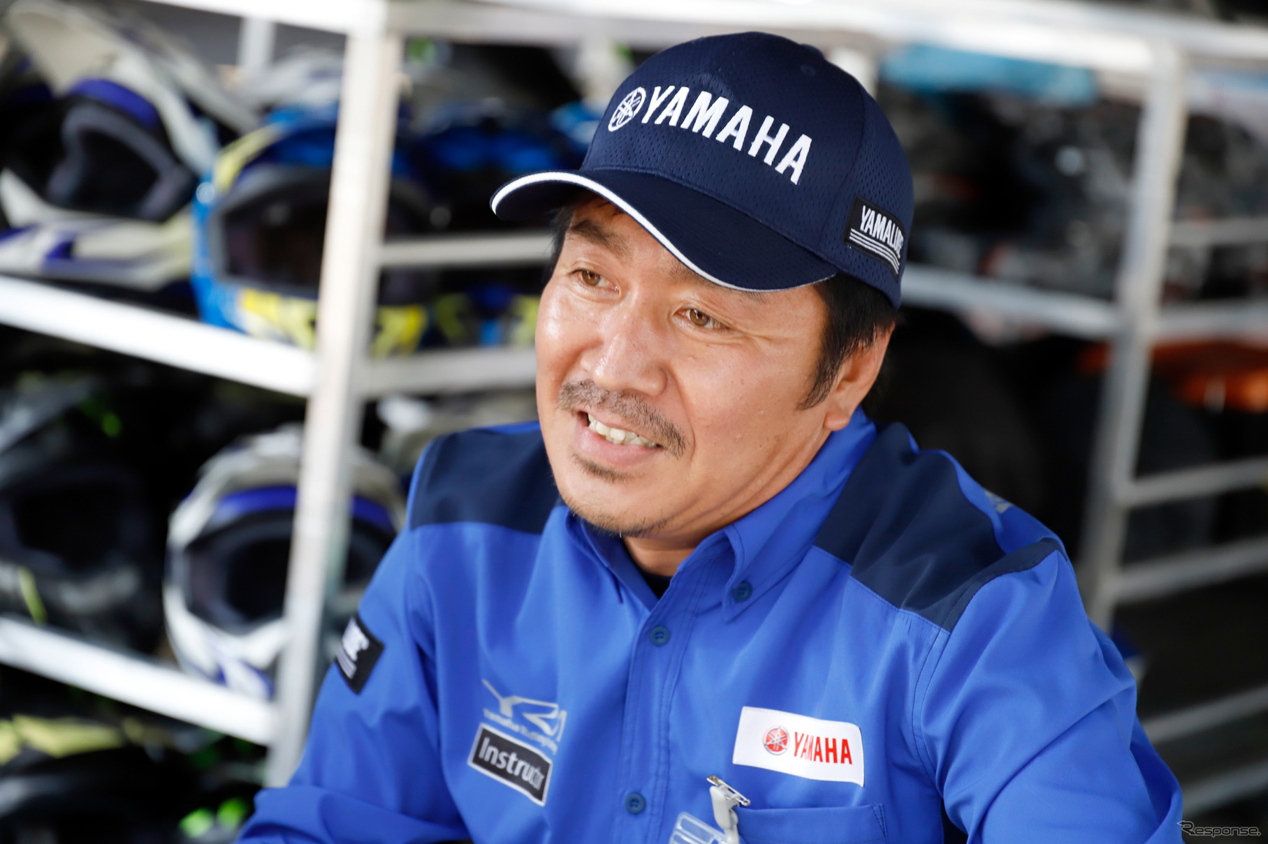 親子バイク教室を担当するヤマハ発動機 カスタマーエクスペリエンス事業部の畠山貴之さん