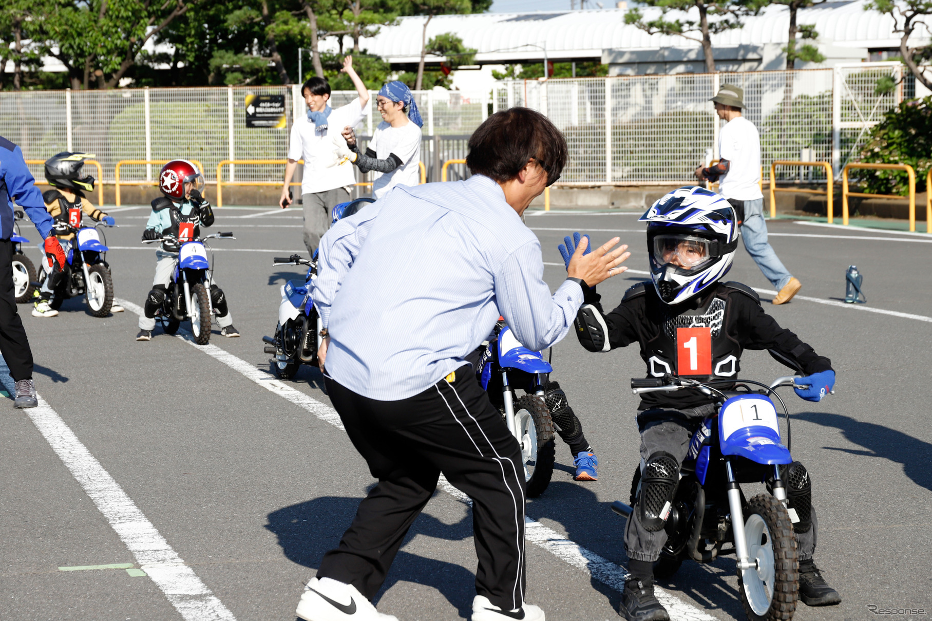 ヤマハ発動機の親子バイク教室