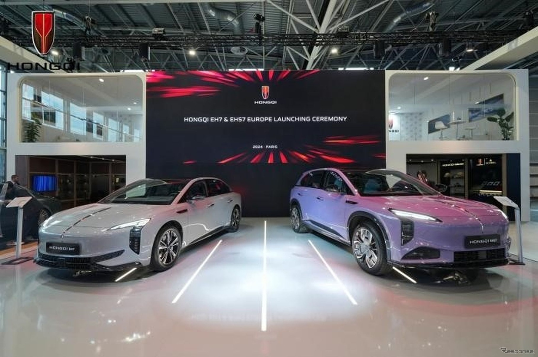 第一汽車の高級ブランド「紅旗」の欧州発表会