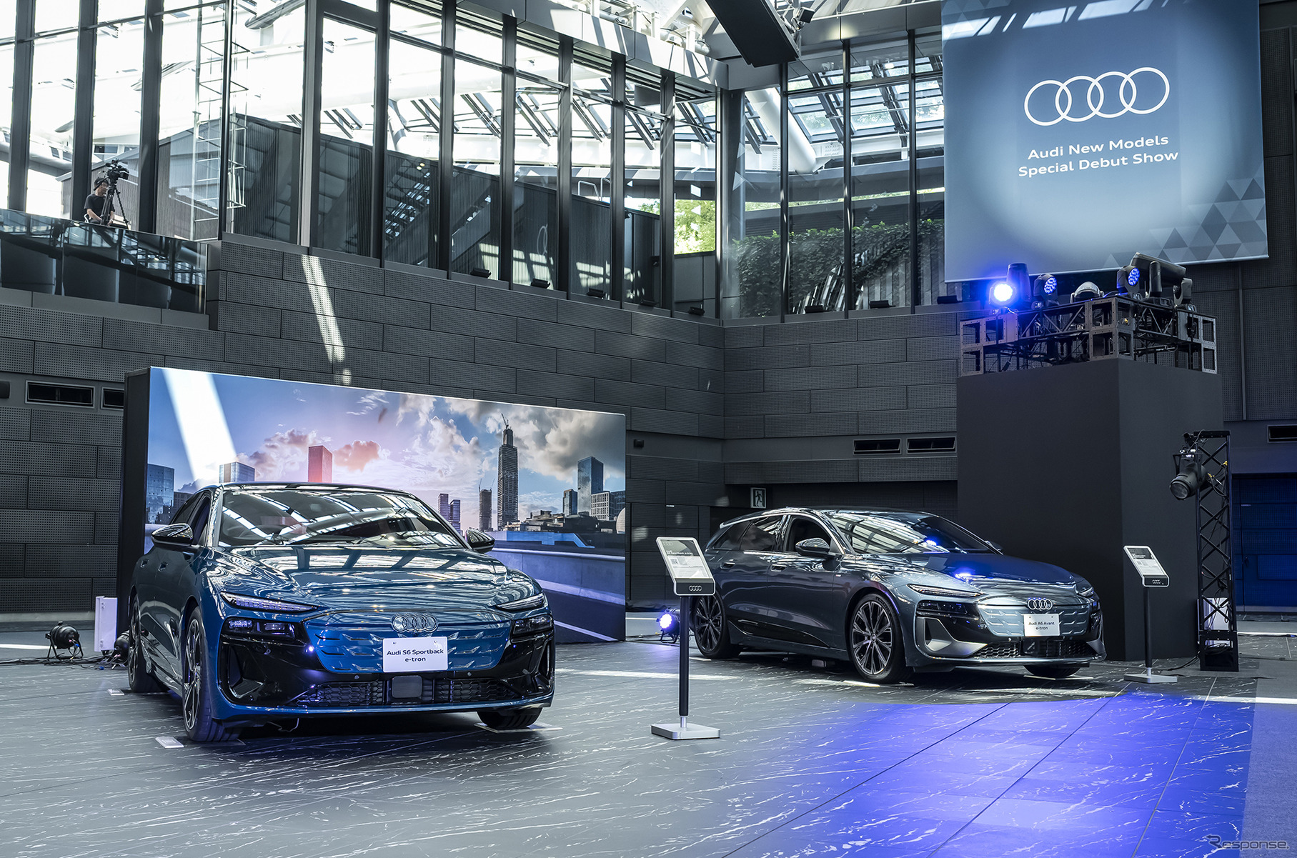 アウディが24日に日本発表した『A6 e-tron』