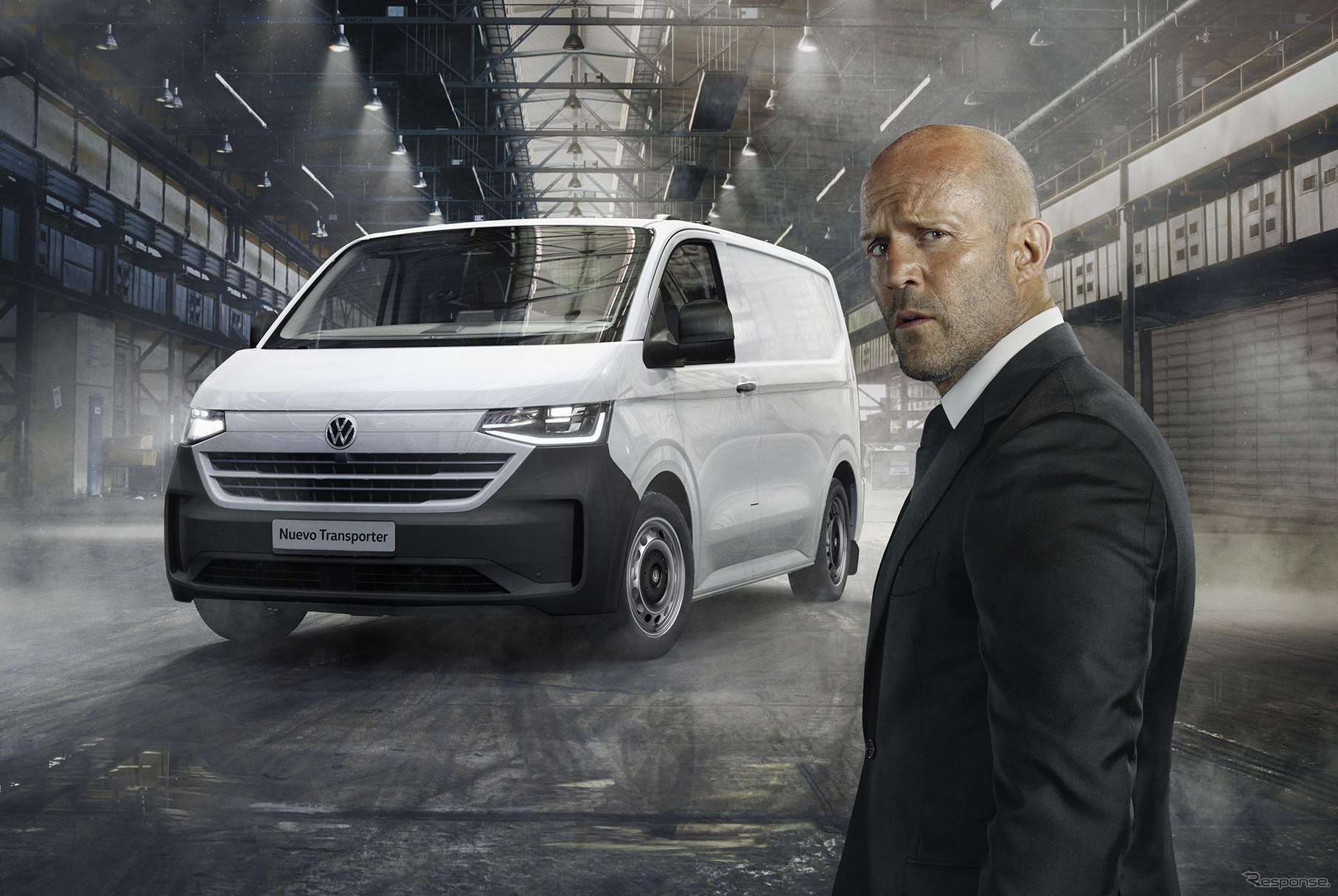 VW『トランスポーター・カーゴバン』新型とジェイソン・ステイサム