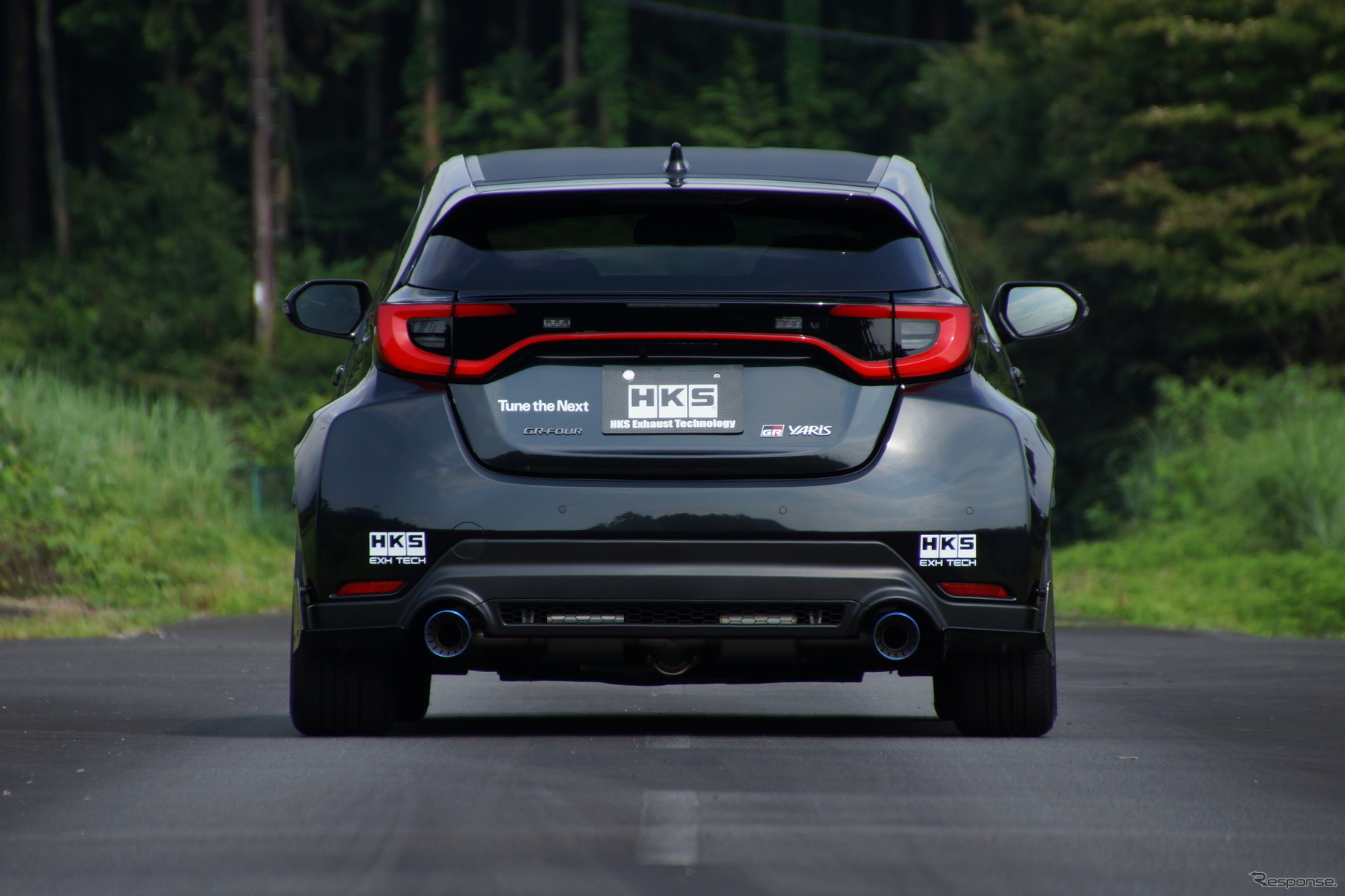 HKSの『GRヤリスGen2』用「フルチタン・スーパーターボマフラー」